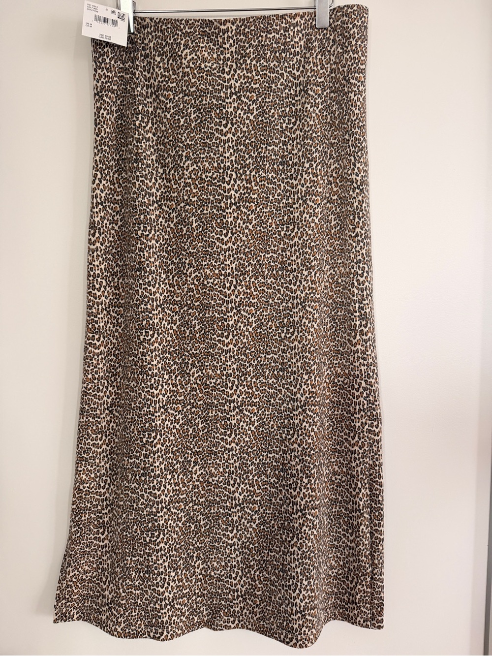 American Eagle Leopard Print Midi Skirt - Brown/Beige